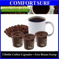 Clever Coffee Capsule Reuseable Single Coffee Filter + Free Bonus Scoop
